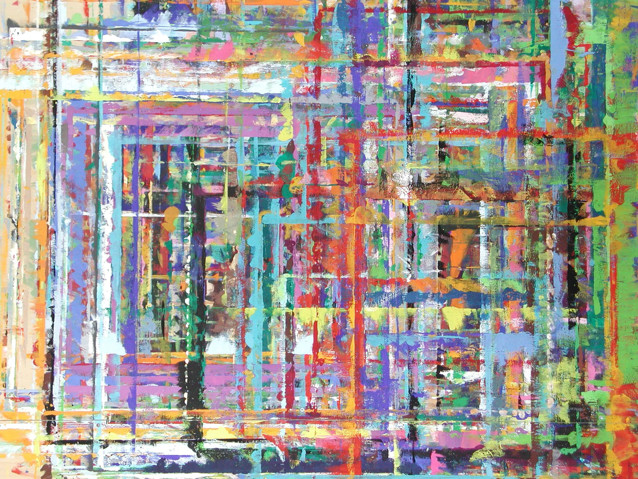 Abstraktes Bild aus dem LOM®-Prozess