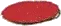 Dekorativer Farbstein in Rot