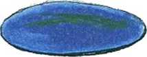 Dekorativer Farbstein, blaupetrol